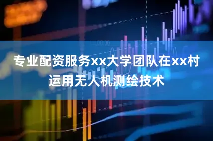 专业配资服务xx大学团队在xx村运用无人机测绘技术