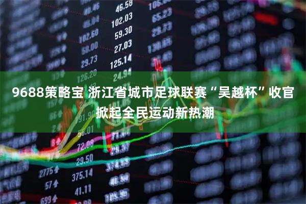 9688策略宝 浙江省城市足球联赛“吴越杯”收官 掀起全民运动新热潮